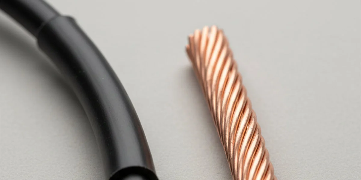 Comparaison câble cuivre gainé et câble dénudé — différence de prix de rachat chez le ferrailleur